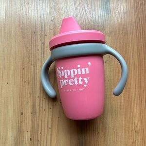 Bella Tunno Pink Sippy Cup